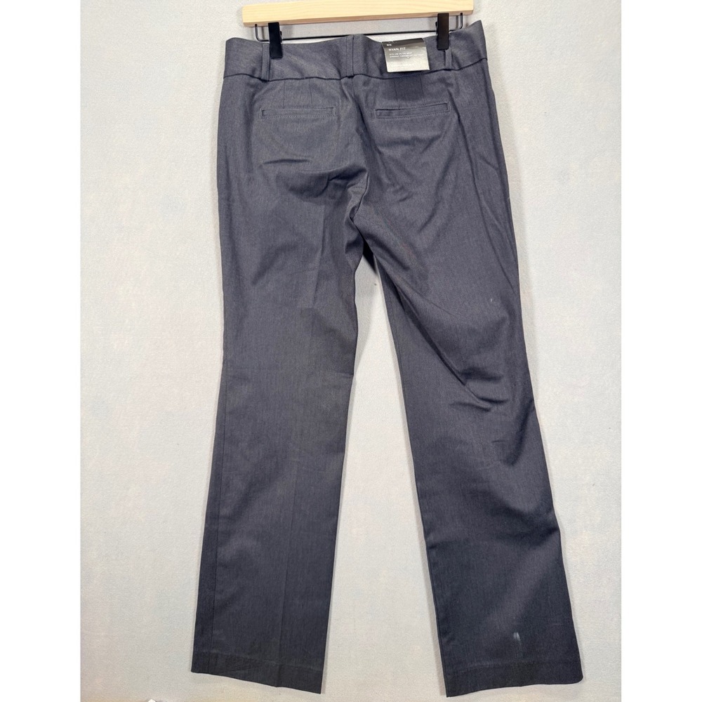Banana Republic Ryan Fit Gray Straight Leg Dress 8 Short Preppy Classic Trousers - Picture 6 of 7